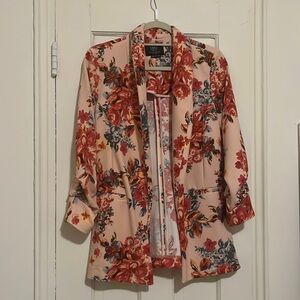 Floral blazer